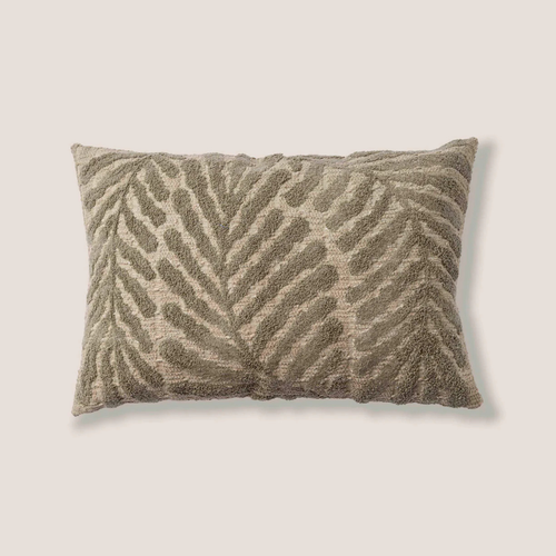 Jacquard Meadow Kidney Toss Pillow