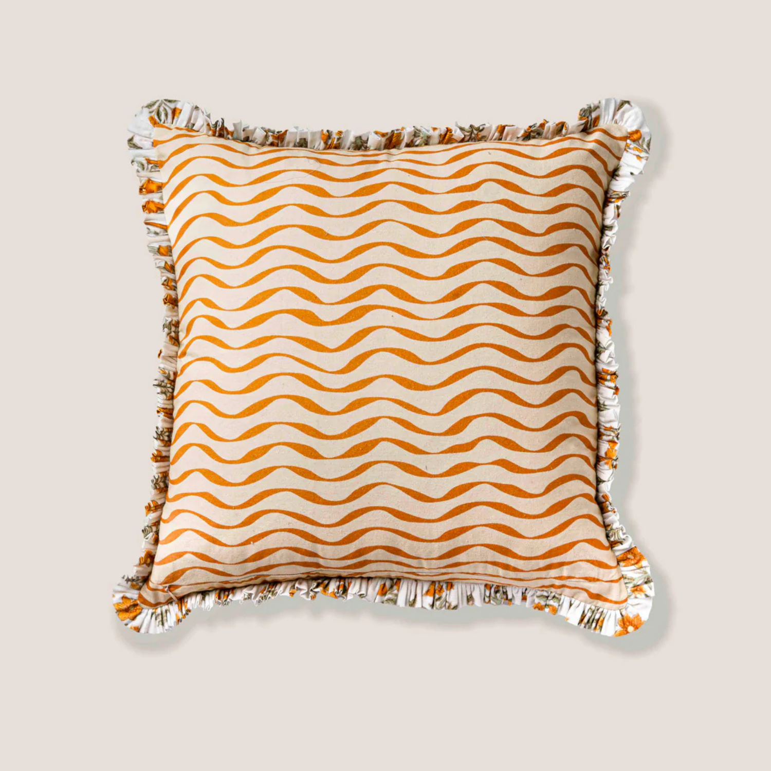 Nottingham Botanical Block Print Toss Pillow