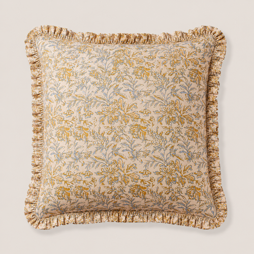 Nottingham Botanical Block Print Toss Pillow