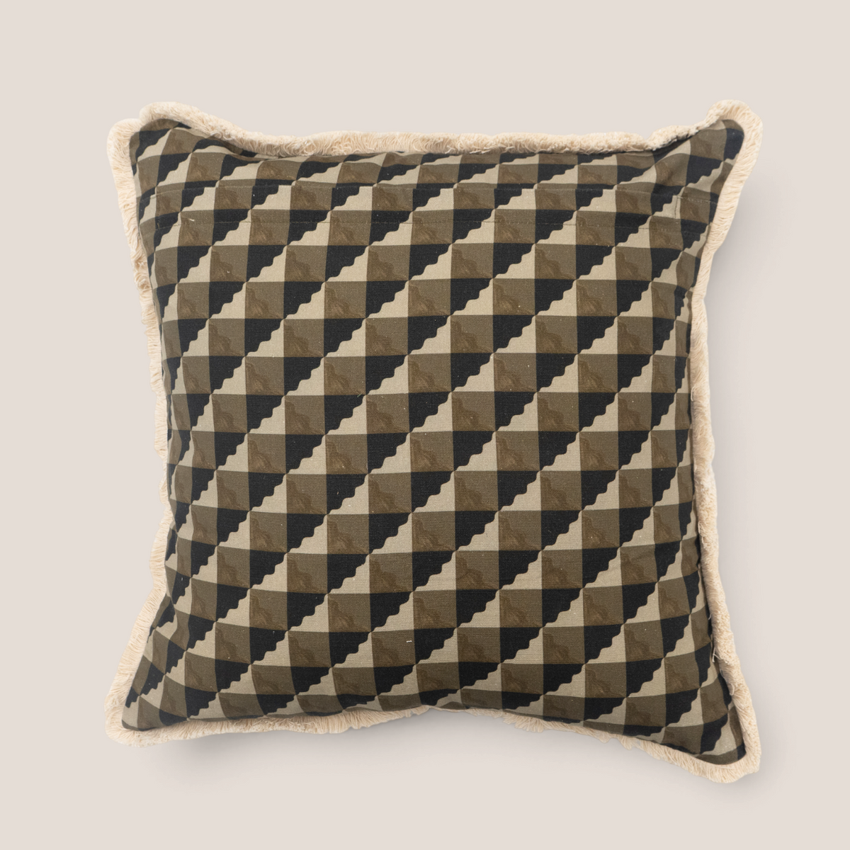 Cascade Geometric Block Print Toss Pillow