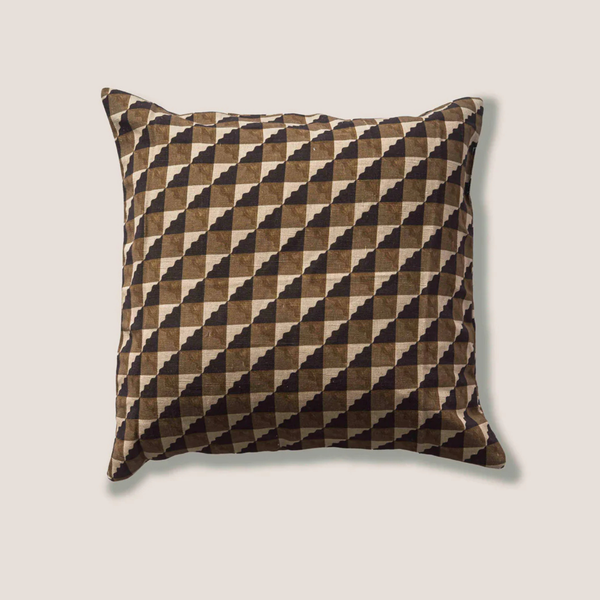 Cascade Geometric Block Print Toss Pillow