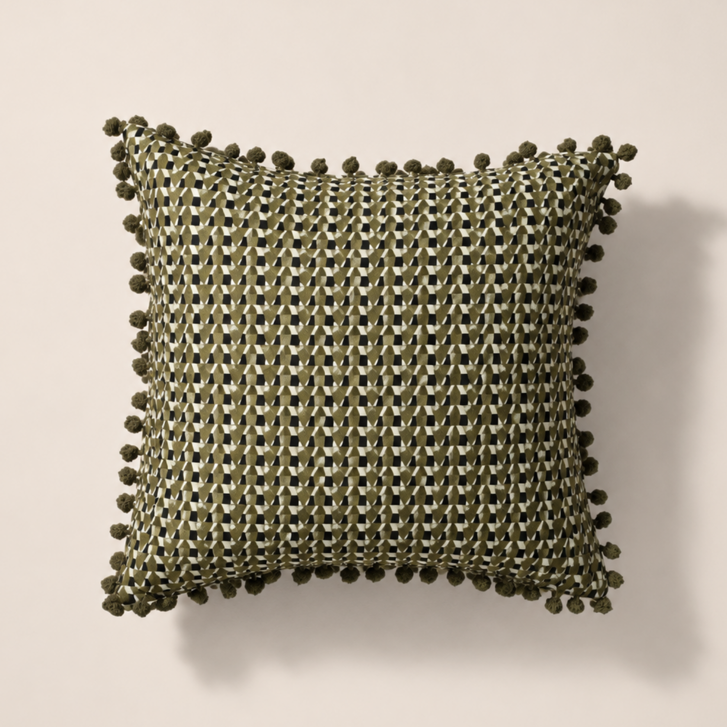 Rocky Geometric Block Print Toss Pillow
