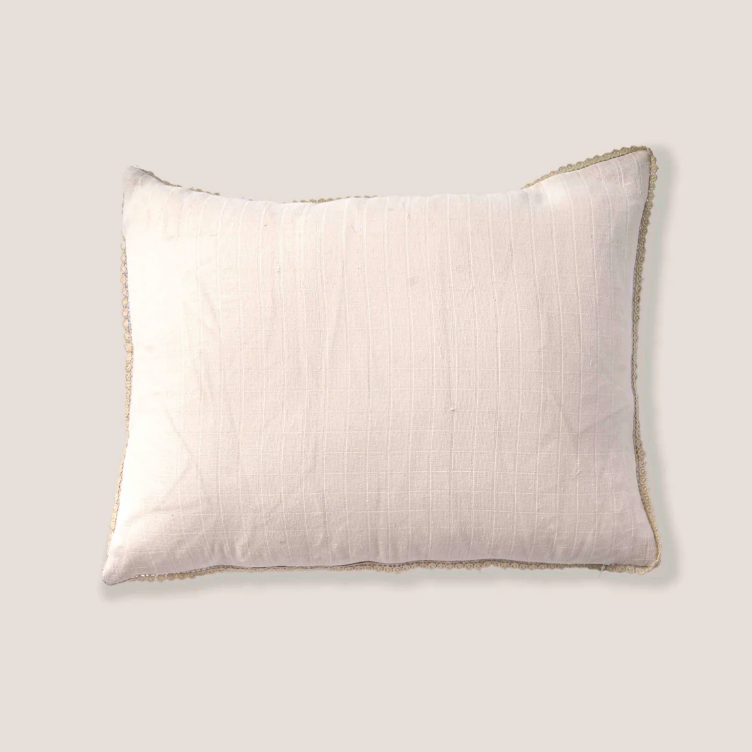 Brooks Block Print Kidney Pillow