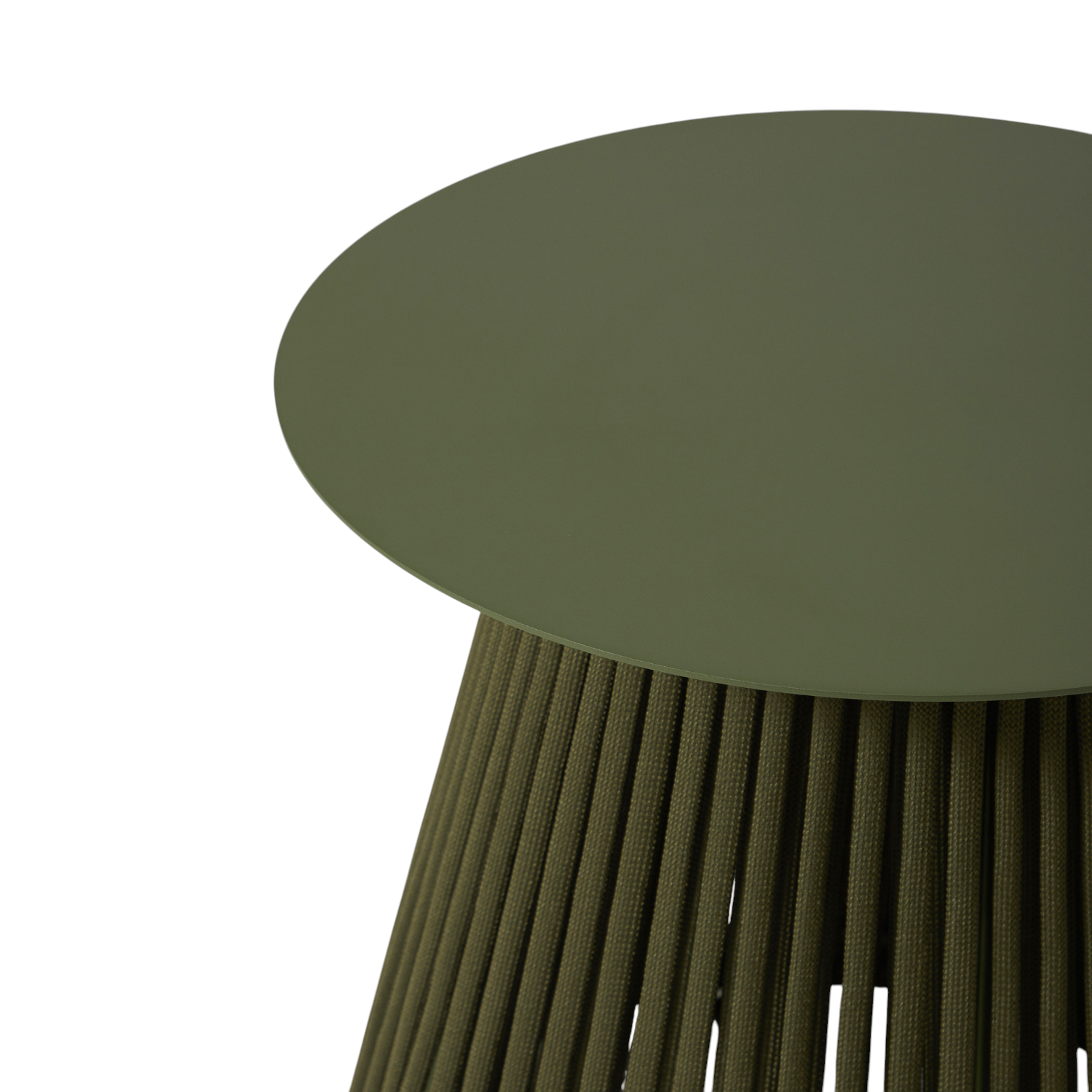 Millwick Rope Side Table - Olive