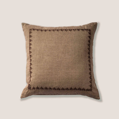 Basile Borders Linen Toss Pillow