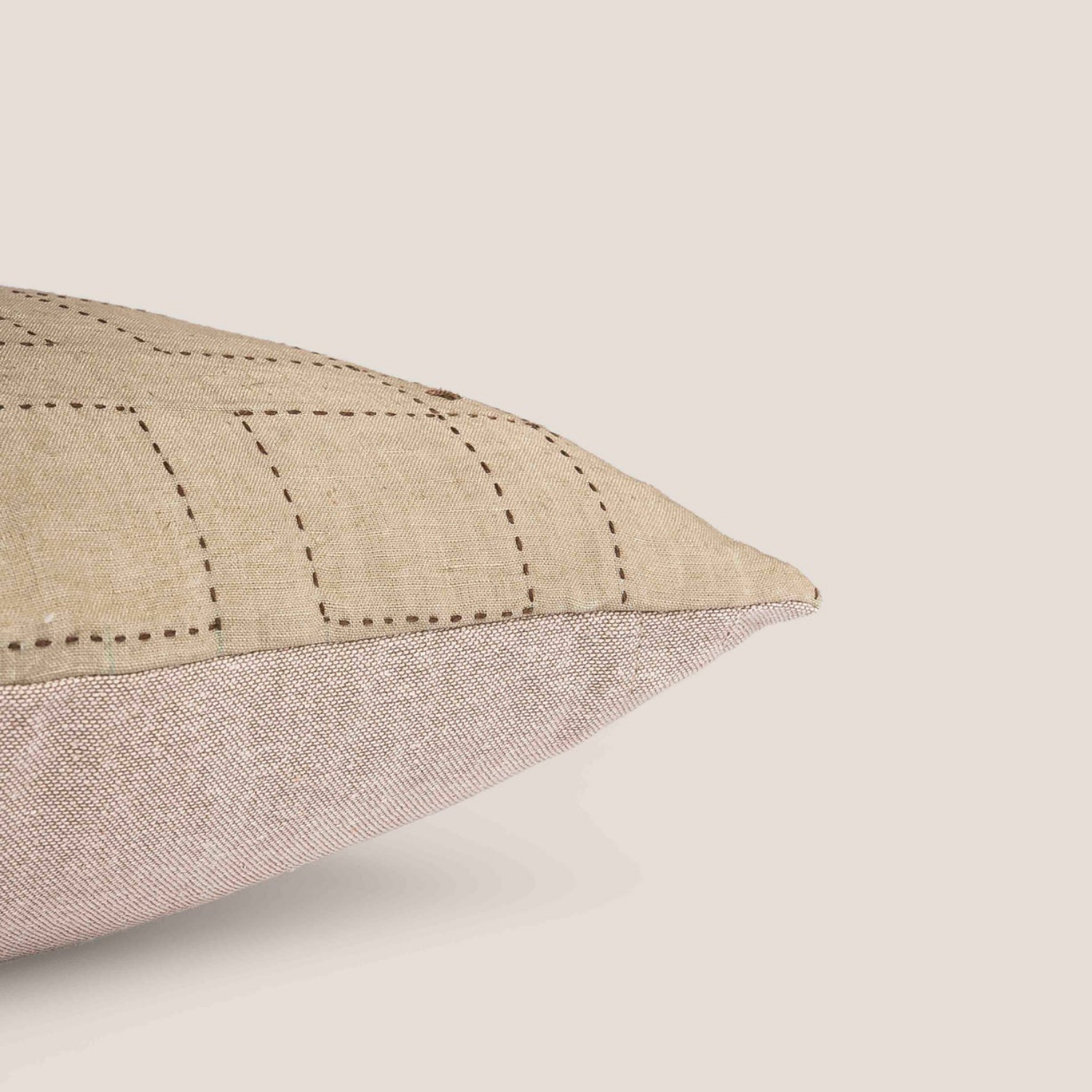 Dunham Borders Linen Toss Pillow