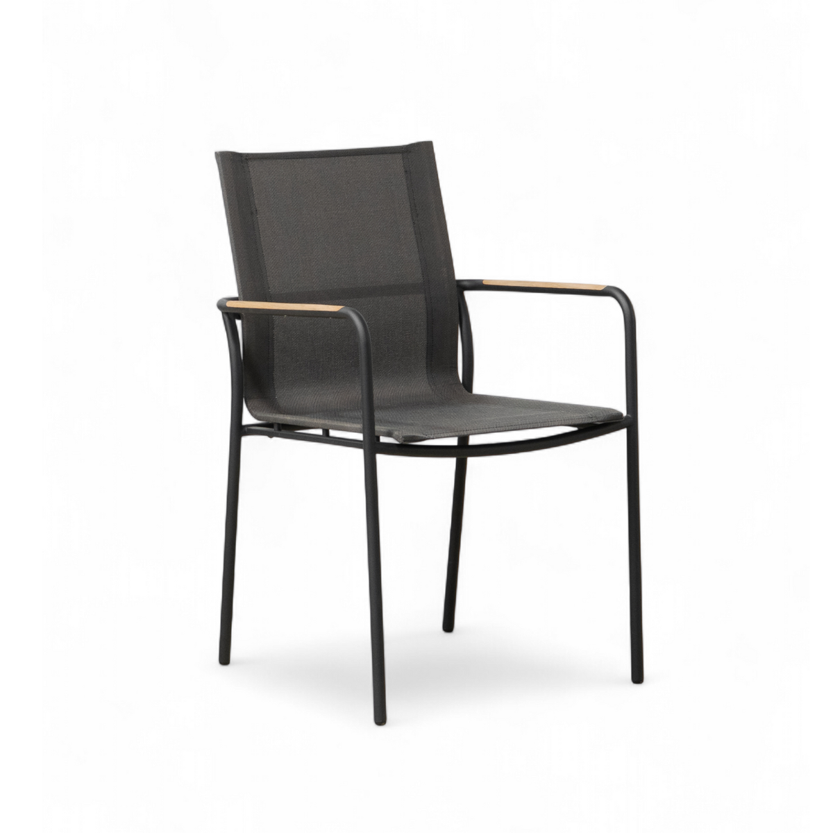 Eclipse Stackable Dining Arm Chair - Slate