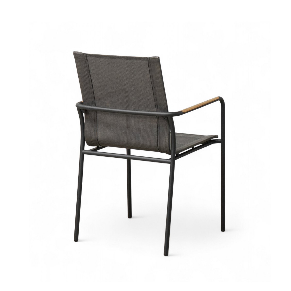 Eclipse Stackable Dining Arm Chair - Slate