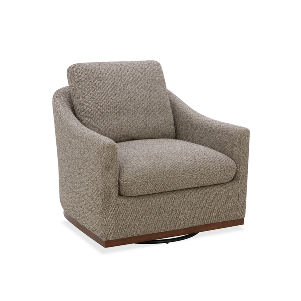Yorkville Swivel Lounge Chair - Tasmin Earth