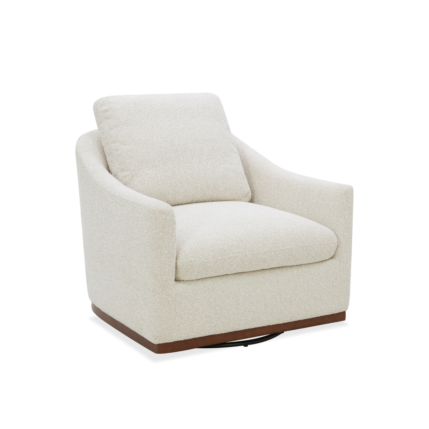 Yorkville Swivel Lounge Chair - Tasmin Linen