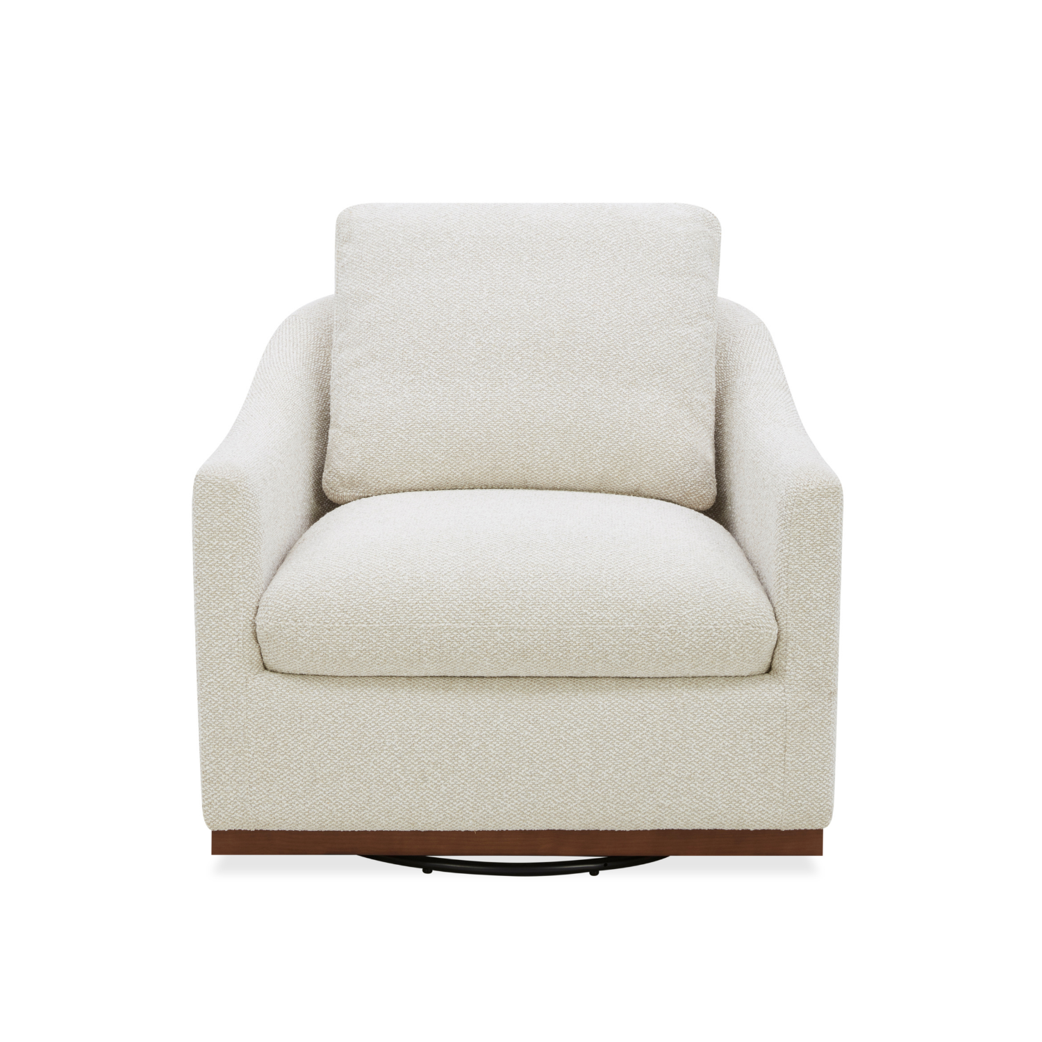 Yorkville Swivel Lounge Chair - Tasmin Linen