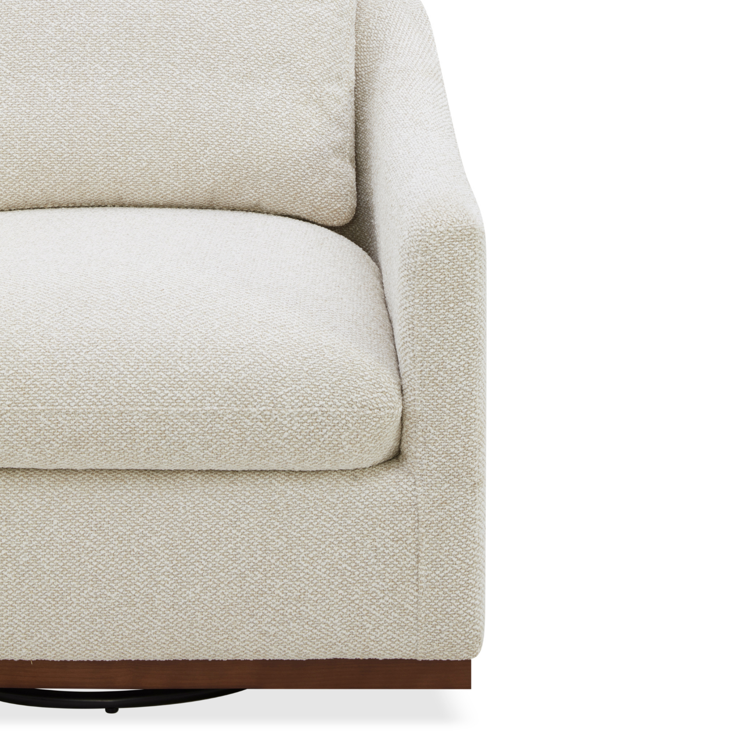 Yorkville Swivel Lounge Chair - Tasmin Linen