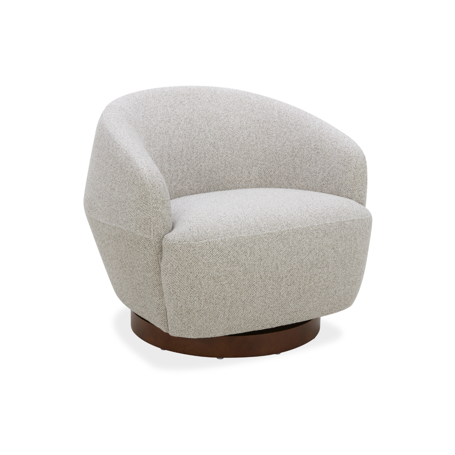 Pod Swivel Lounge Chair - Birch Weave