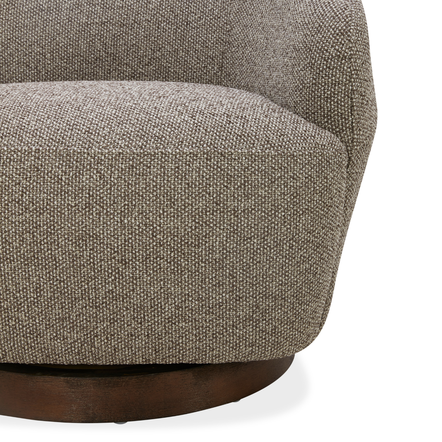 Pod Swivel Lounge Chair - Tasmin Earth