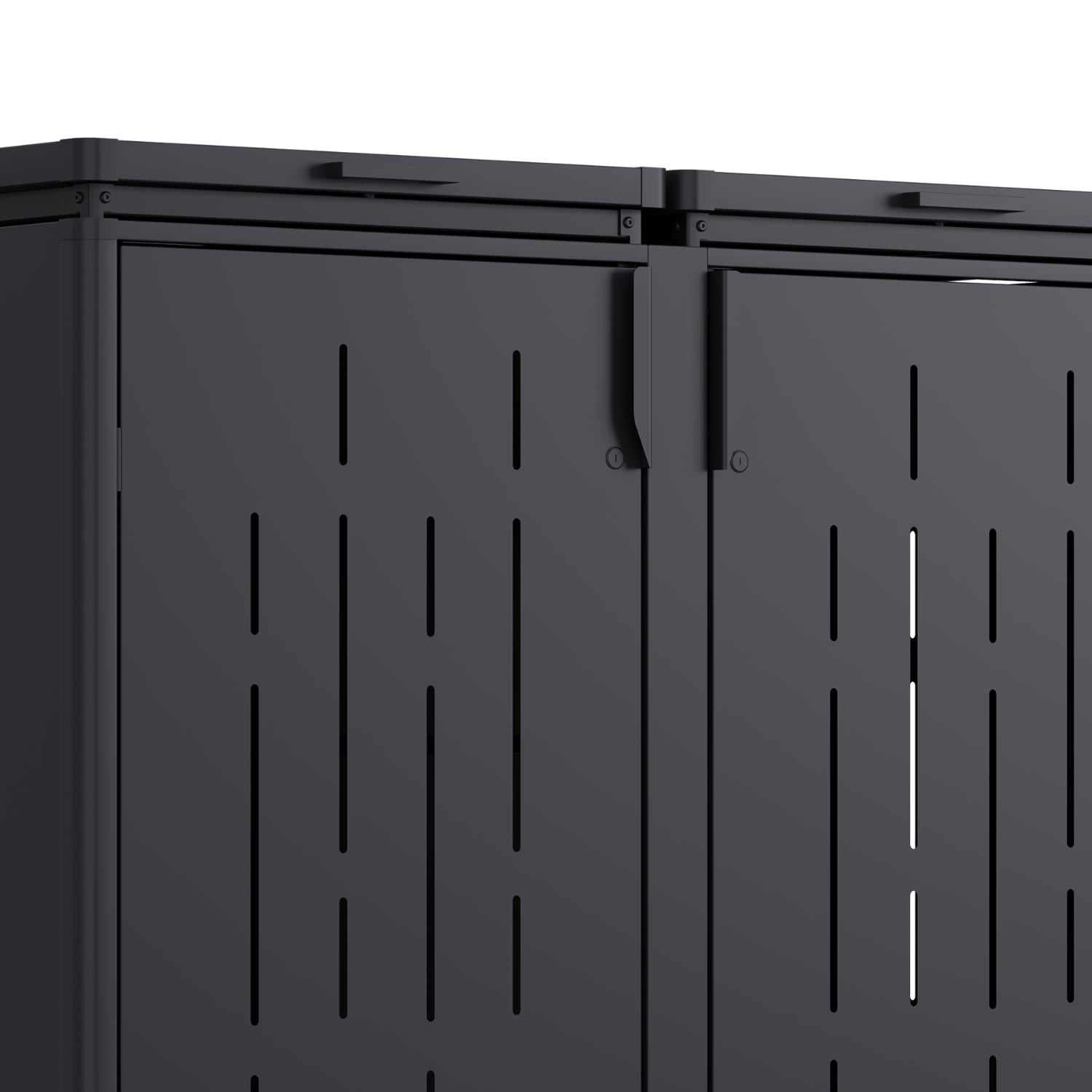 Dryden 1500L Galvanized Steel Outdoor Waste Storage Bin