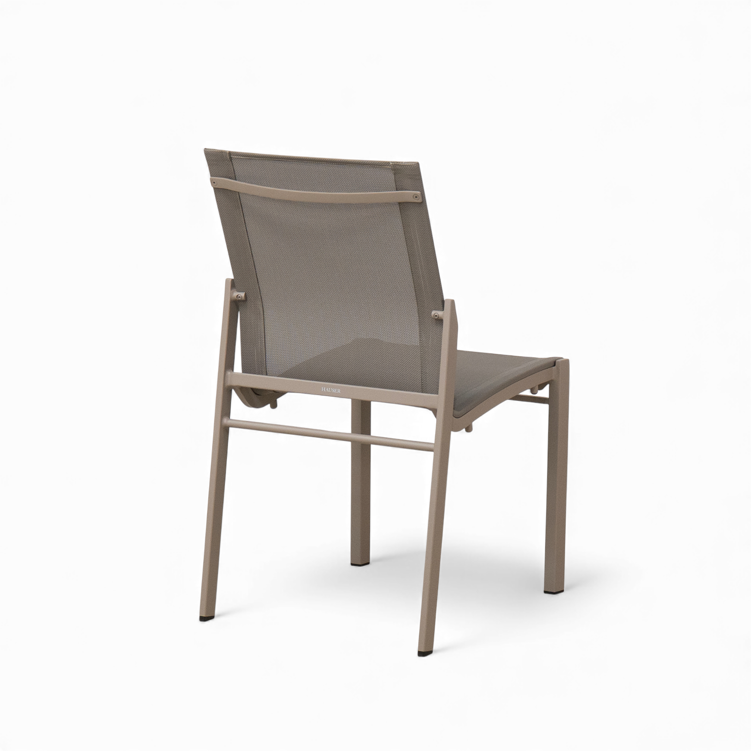 Cubic Sling Stackable Dining Side Chair - Fawn Taupe