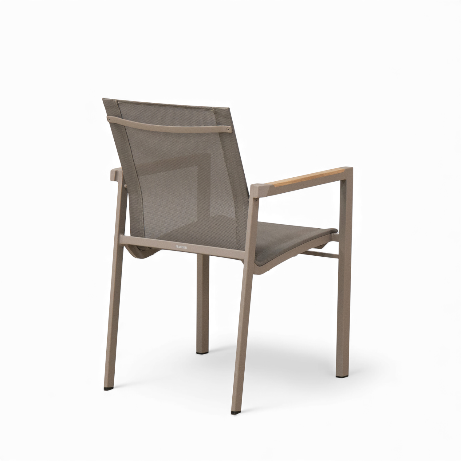 Cubic Stackable Dining Armchair - Fawn Taupe