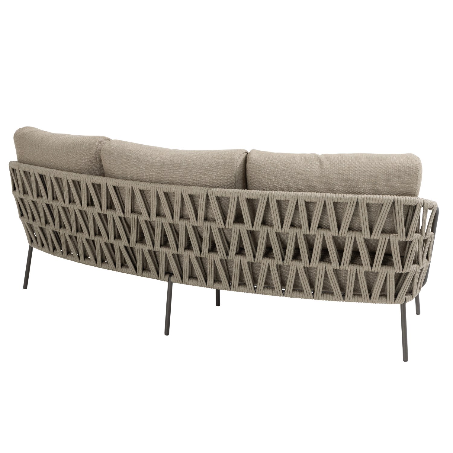 Sandfield Rope Sofa - Terra Grey