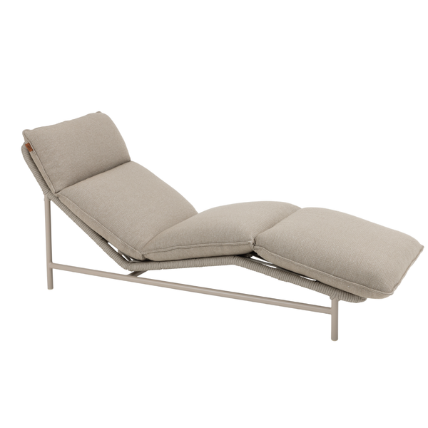 Rosseau Rope Sun Lounger - Latte