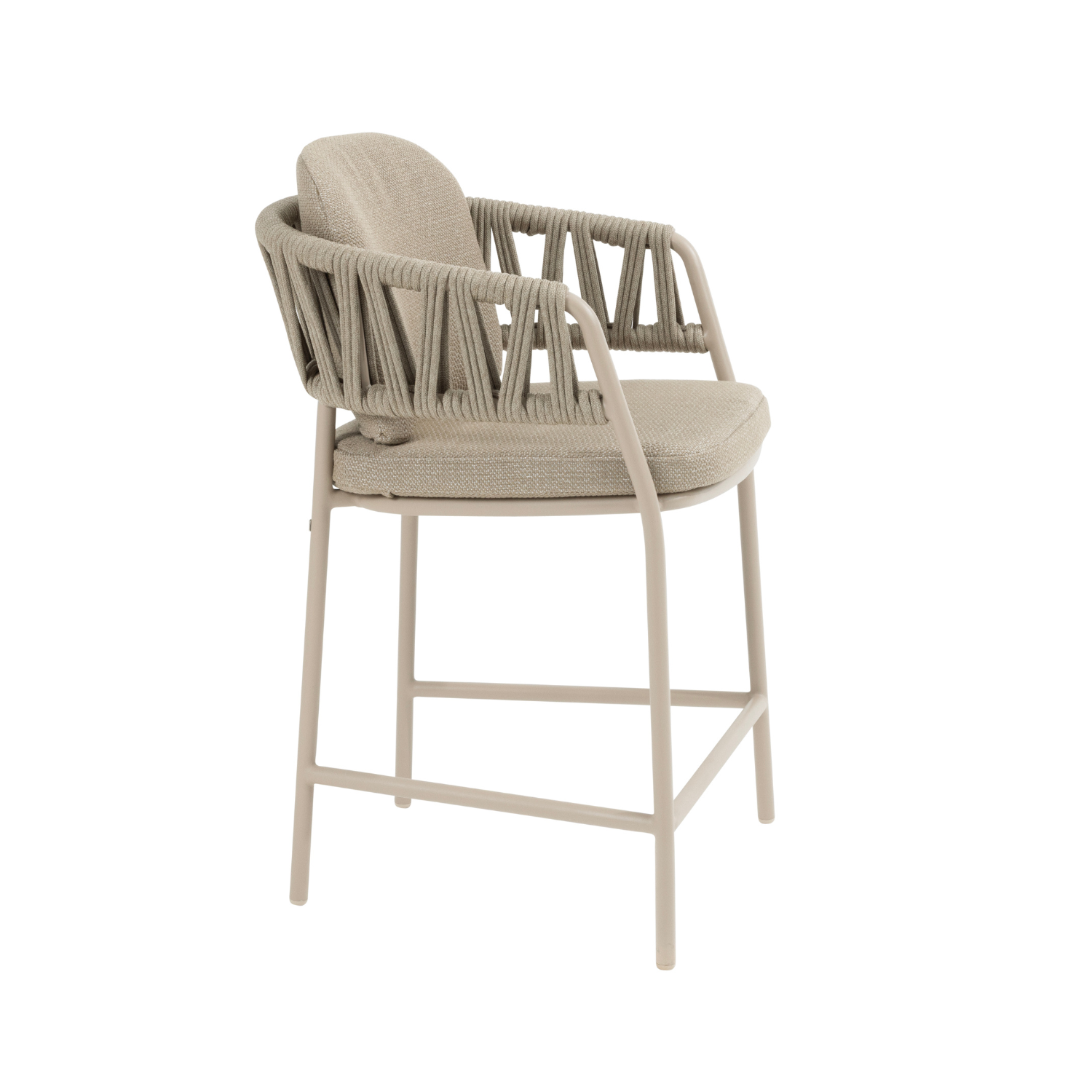 Rosseau Rope Counter Stool - Latte