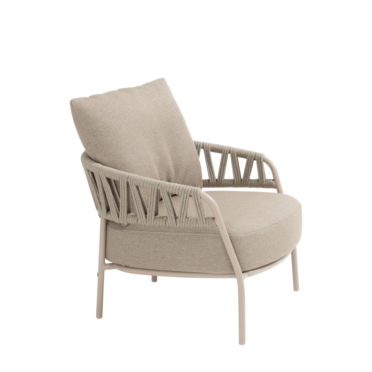 Rosseau Rope Lounge Chair - Latte
