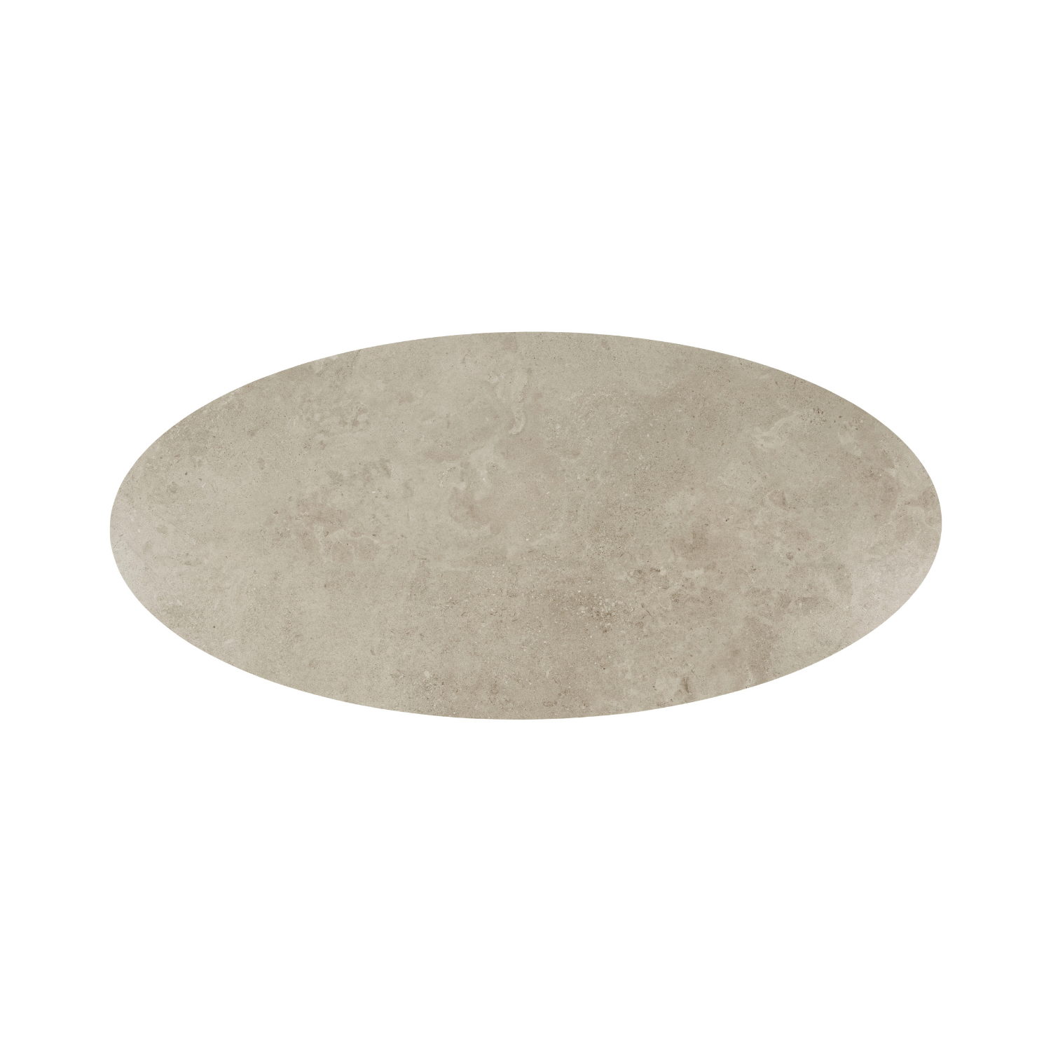 Rosseau Oval Ceramic Coffee Table - Latte