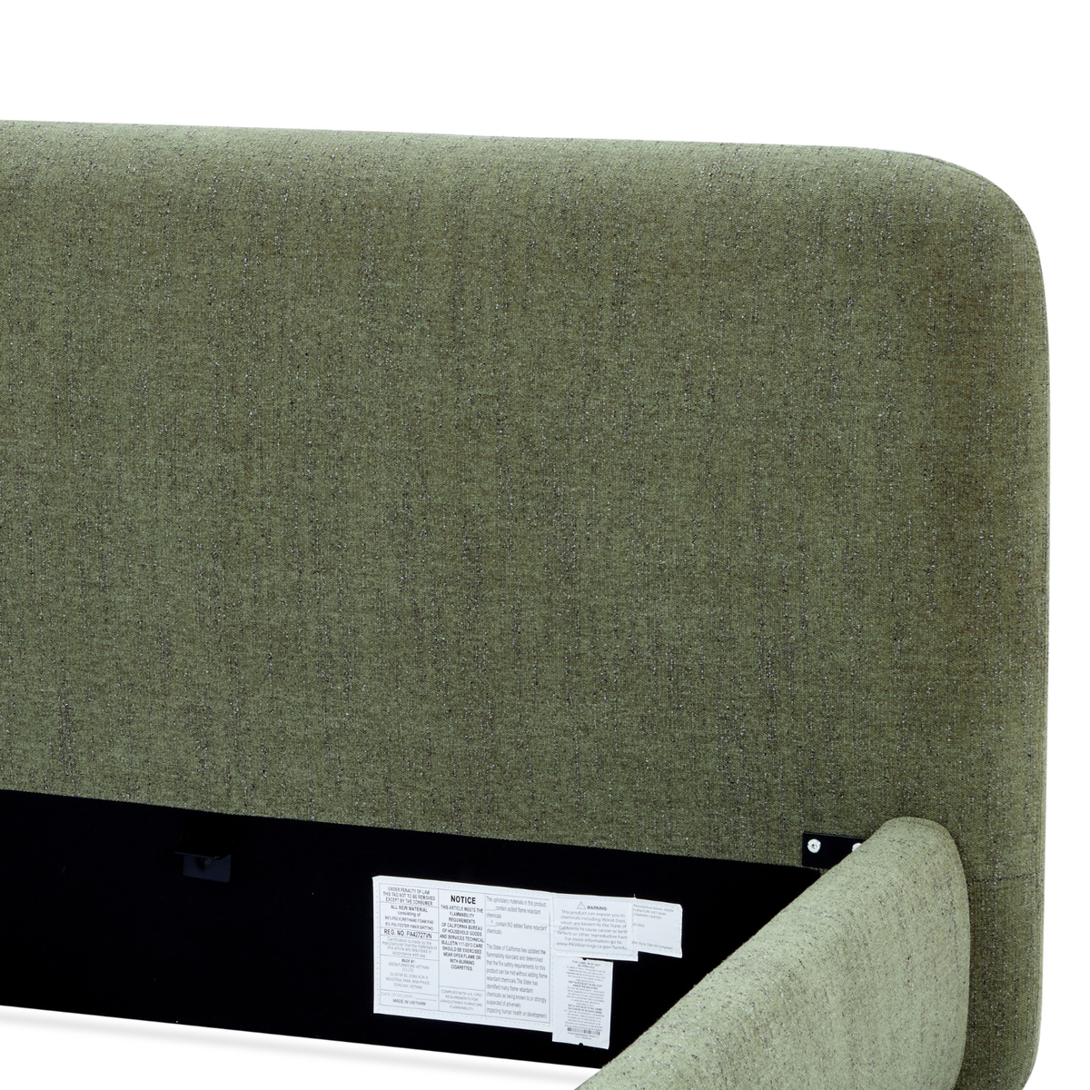 Broadview Upholstered Platform Bed - Mellow Forest
