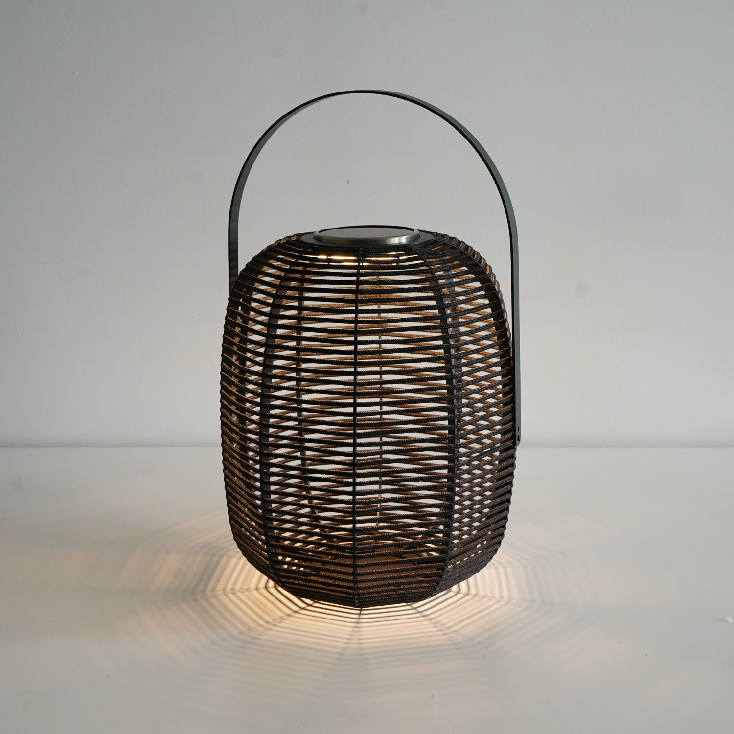 Hudson Charcoal Solar Lamp