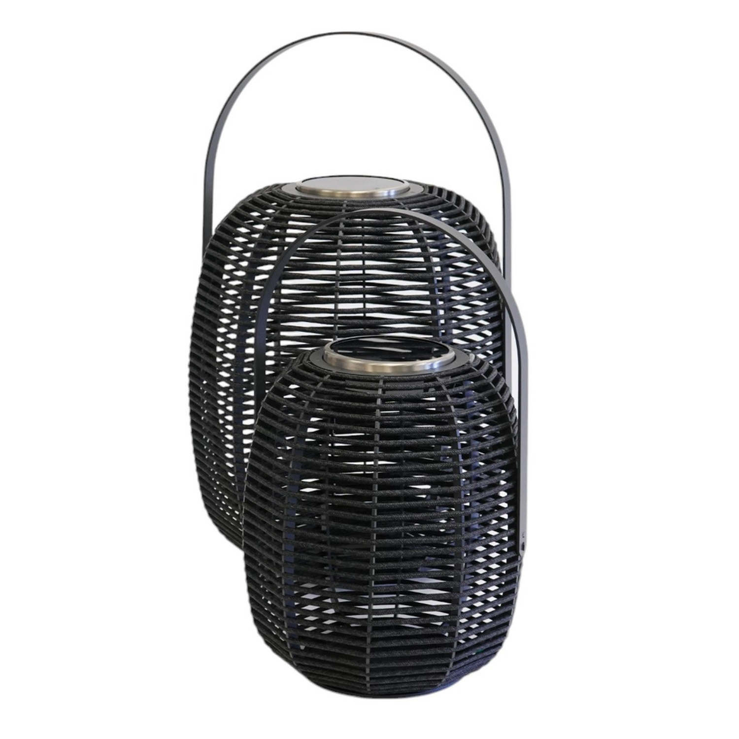 Hudson Charcoal Solar Lamp