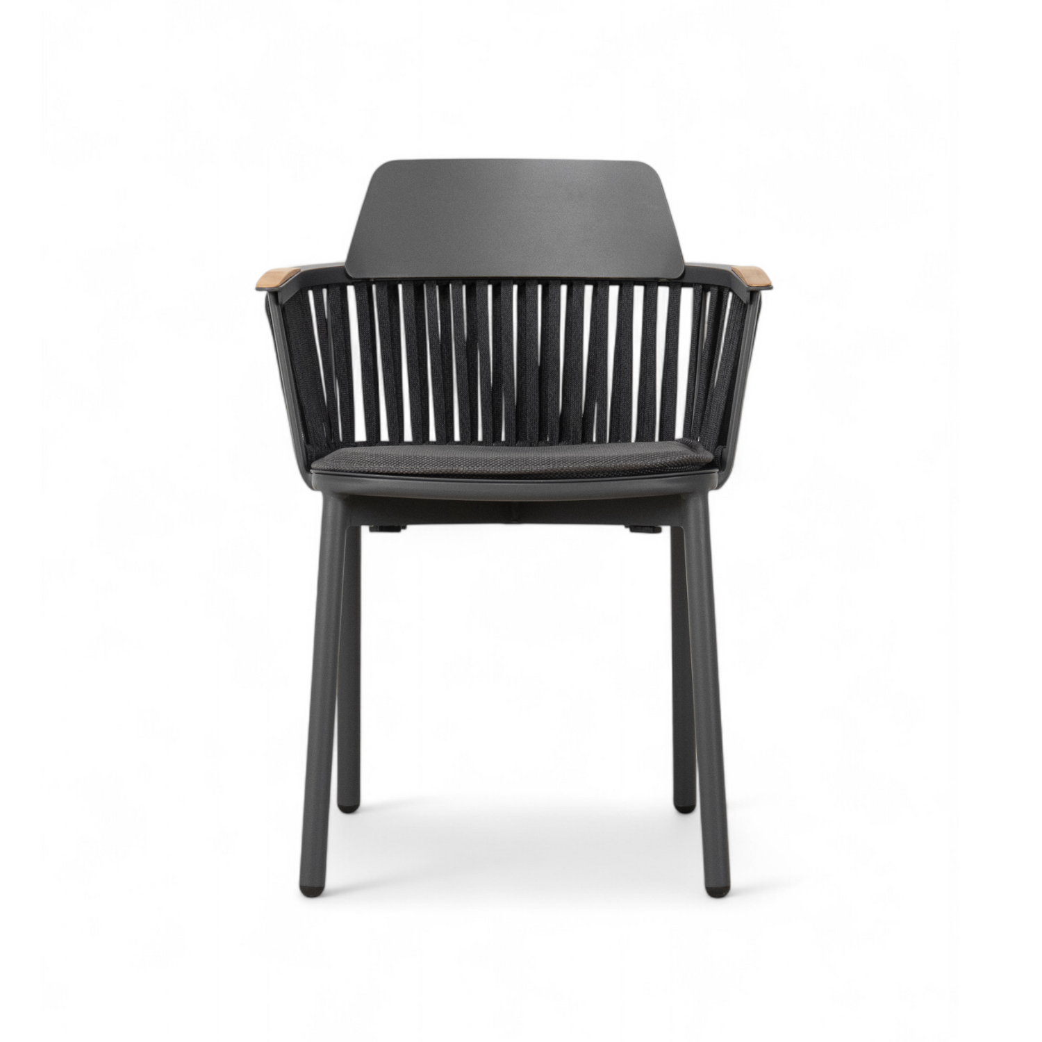 Georgian Dining Arm Chair - Charcoal