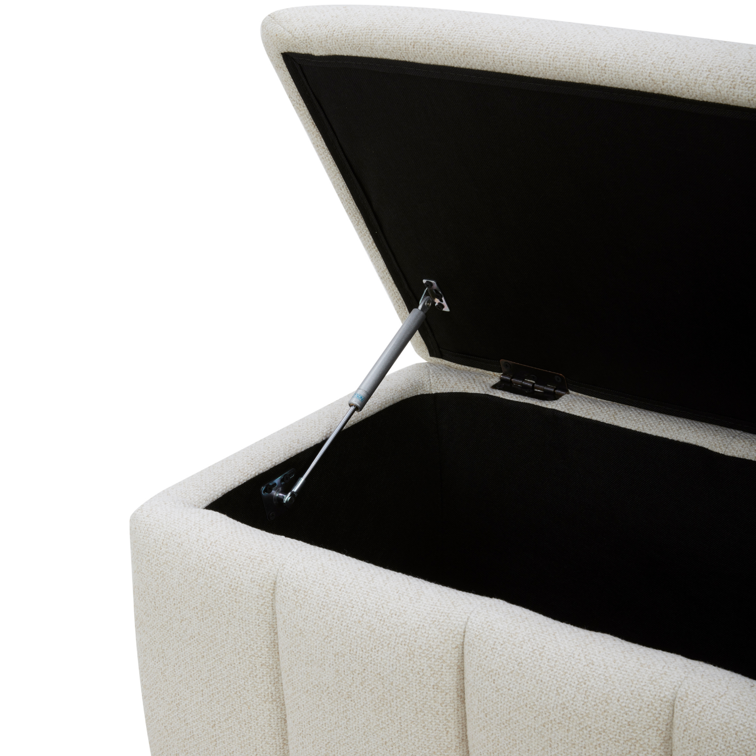 Brant Storage Bench - Linen Weave