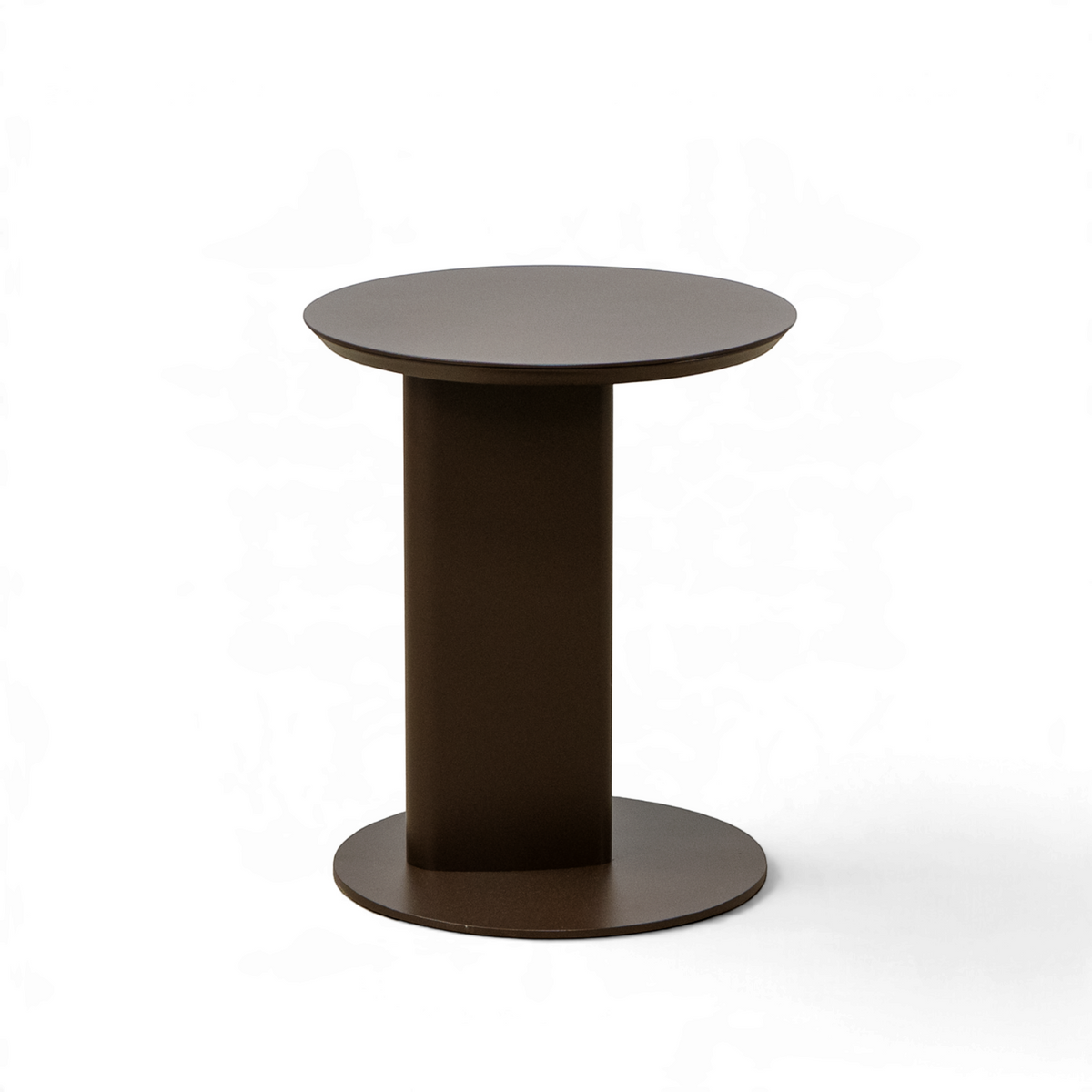 Avenue Round Side Table - Espresso
