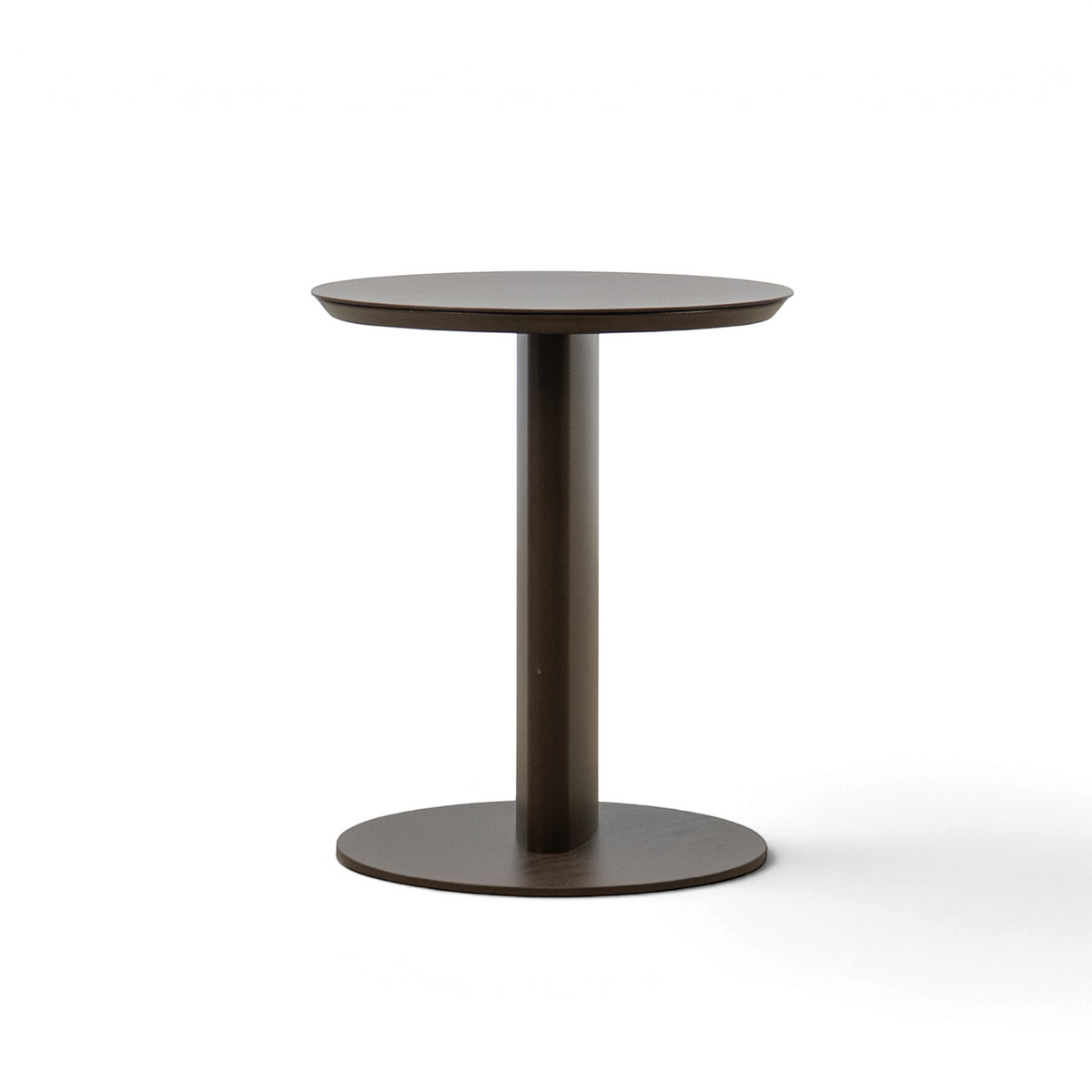 Avenue Round Side Table - Espresso