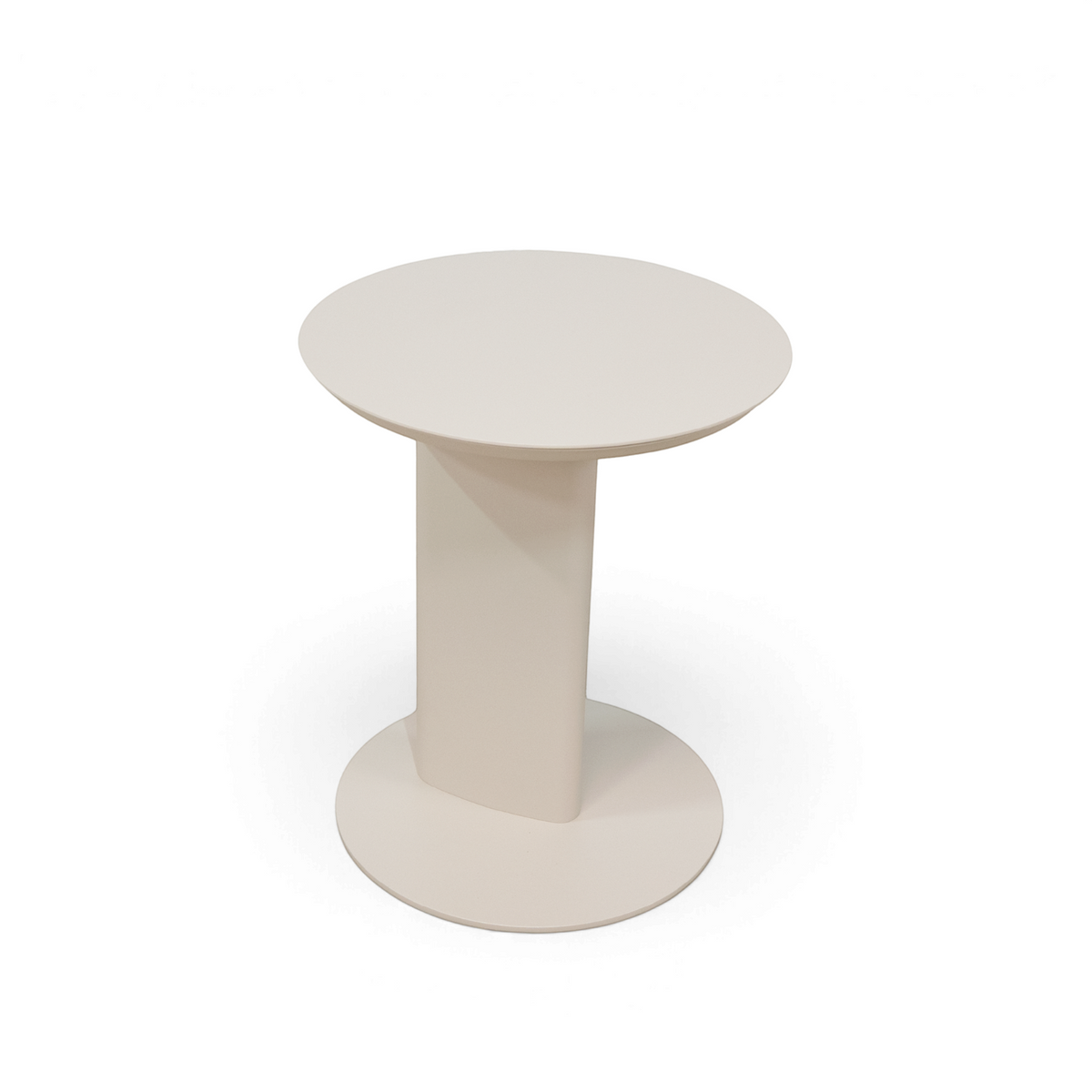 Avenue Round Side Table - Stone Taupe