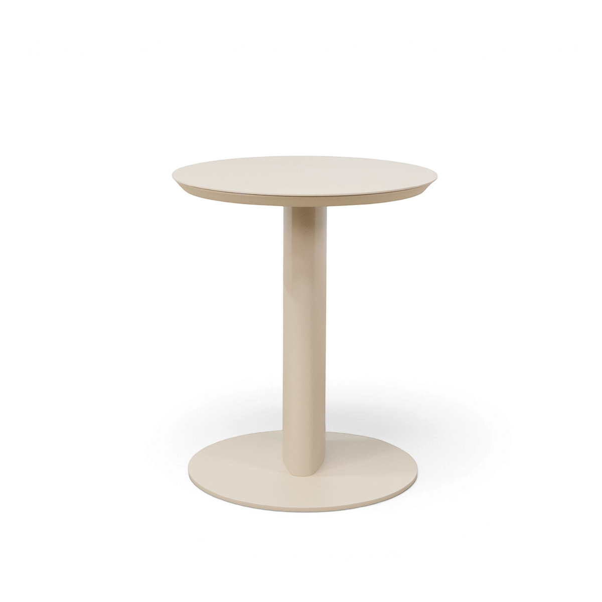 Avenue Round Side Table - Stone Taupe
