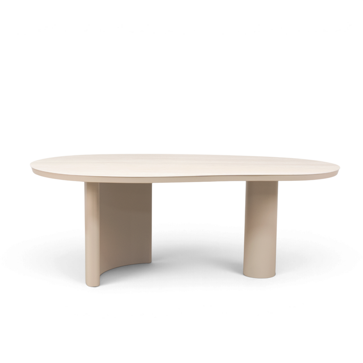 Sable Ceramic 79" Dining Table - Stone Taupe