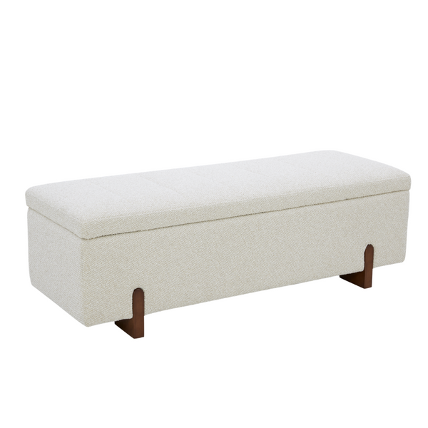 Broadview Storage Bench - Tasmin Linen