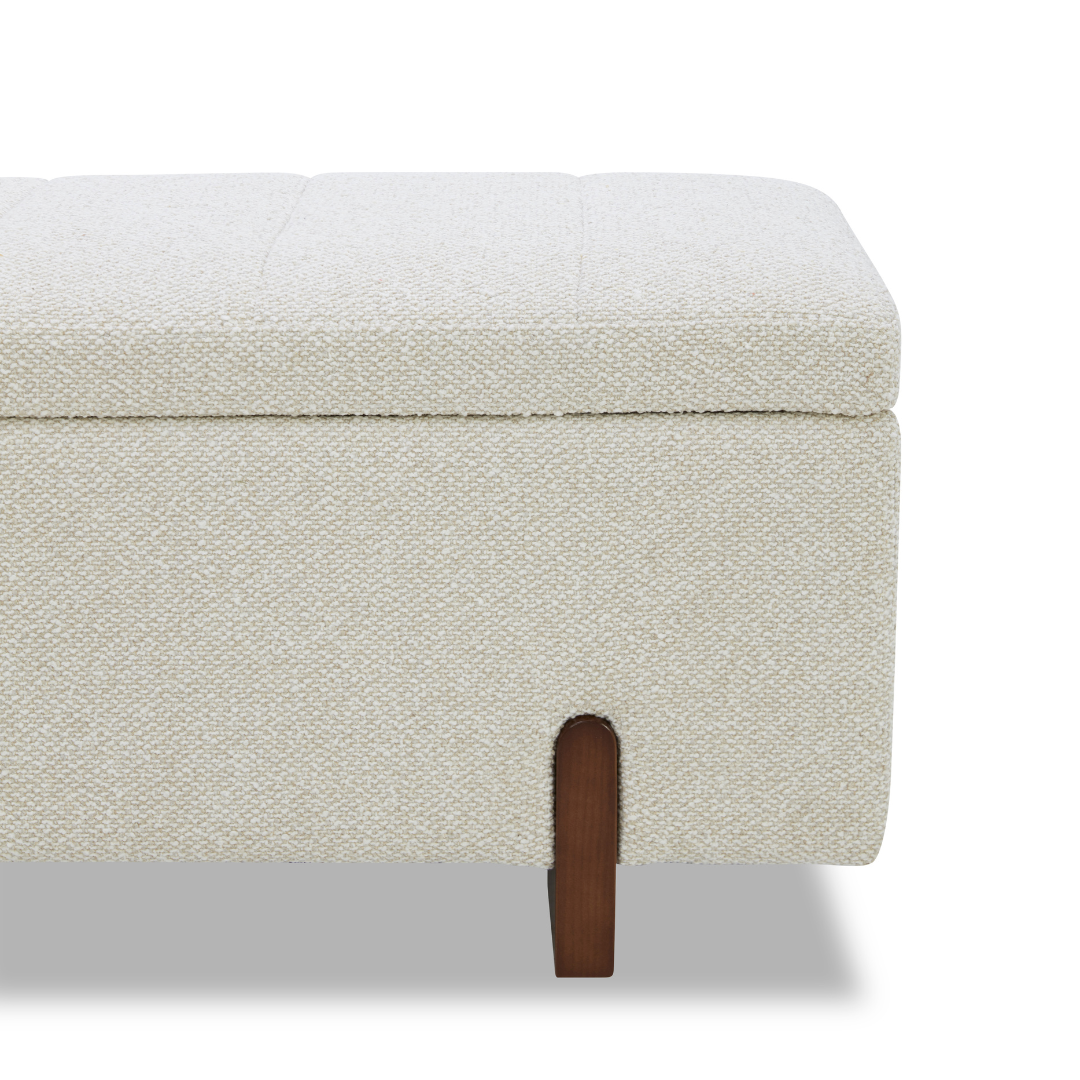 Broadview Storage Bench - Tasmin Linen