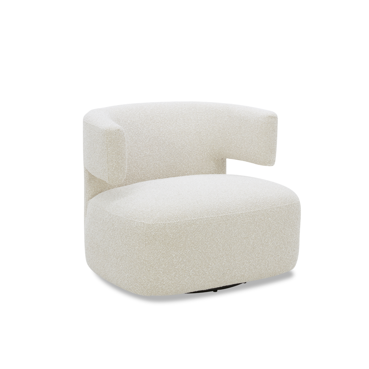 Champlain Swivel Lounge Chair - Tasmin Linen