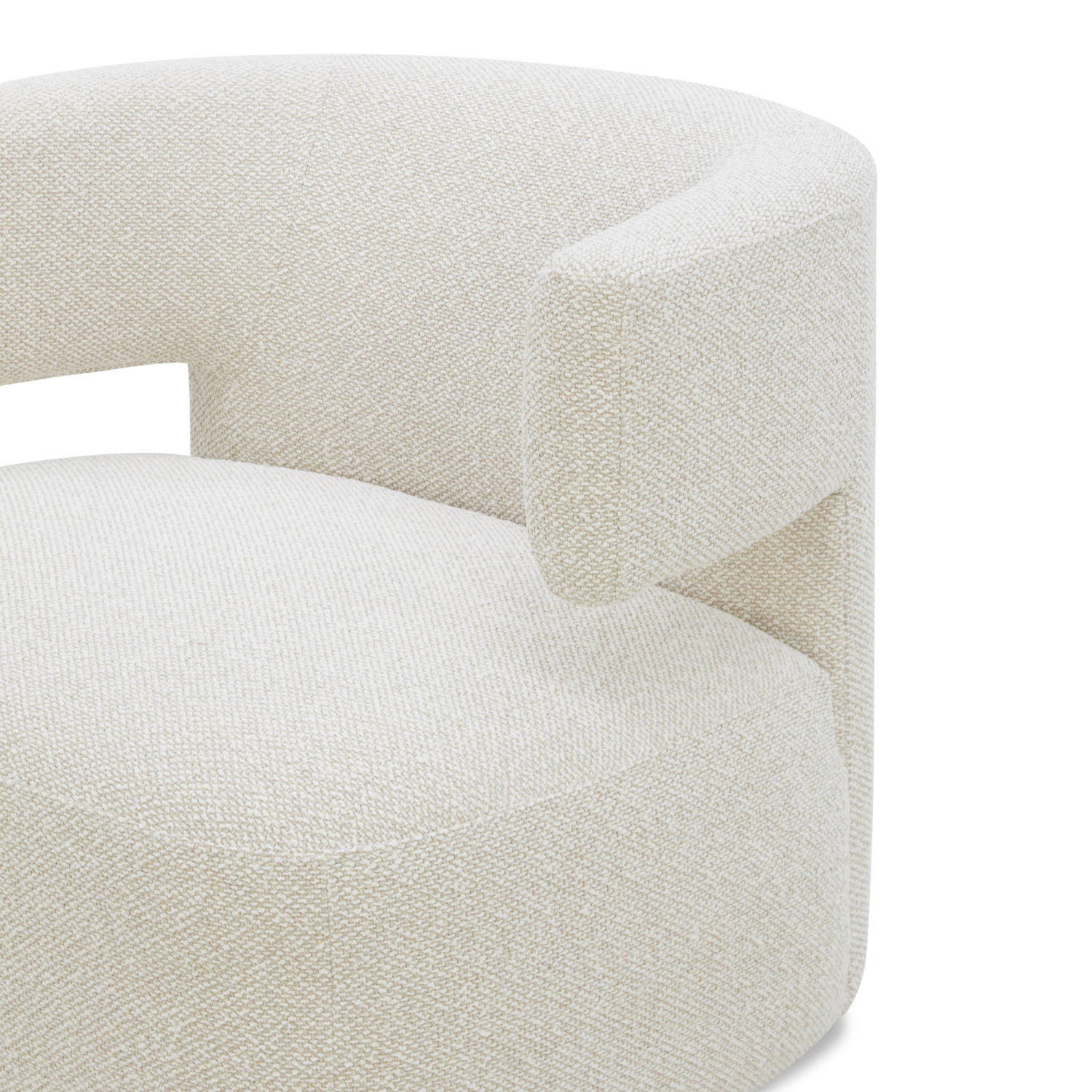 Champlain Swivel Lounge Chair - Tasmin Linen