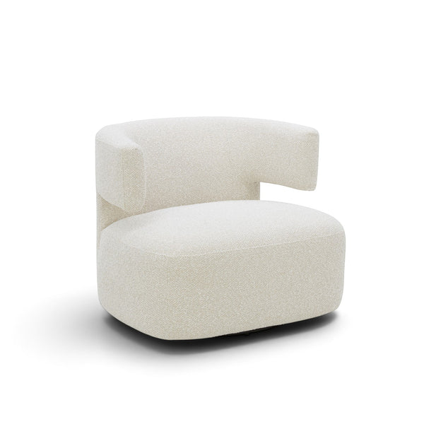 Champlain Swivel Lounge Chair - Tasmin Linen