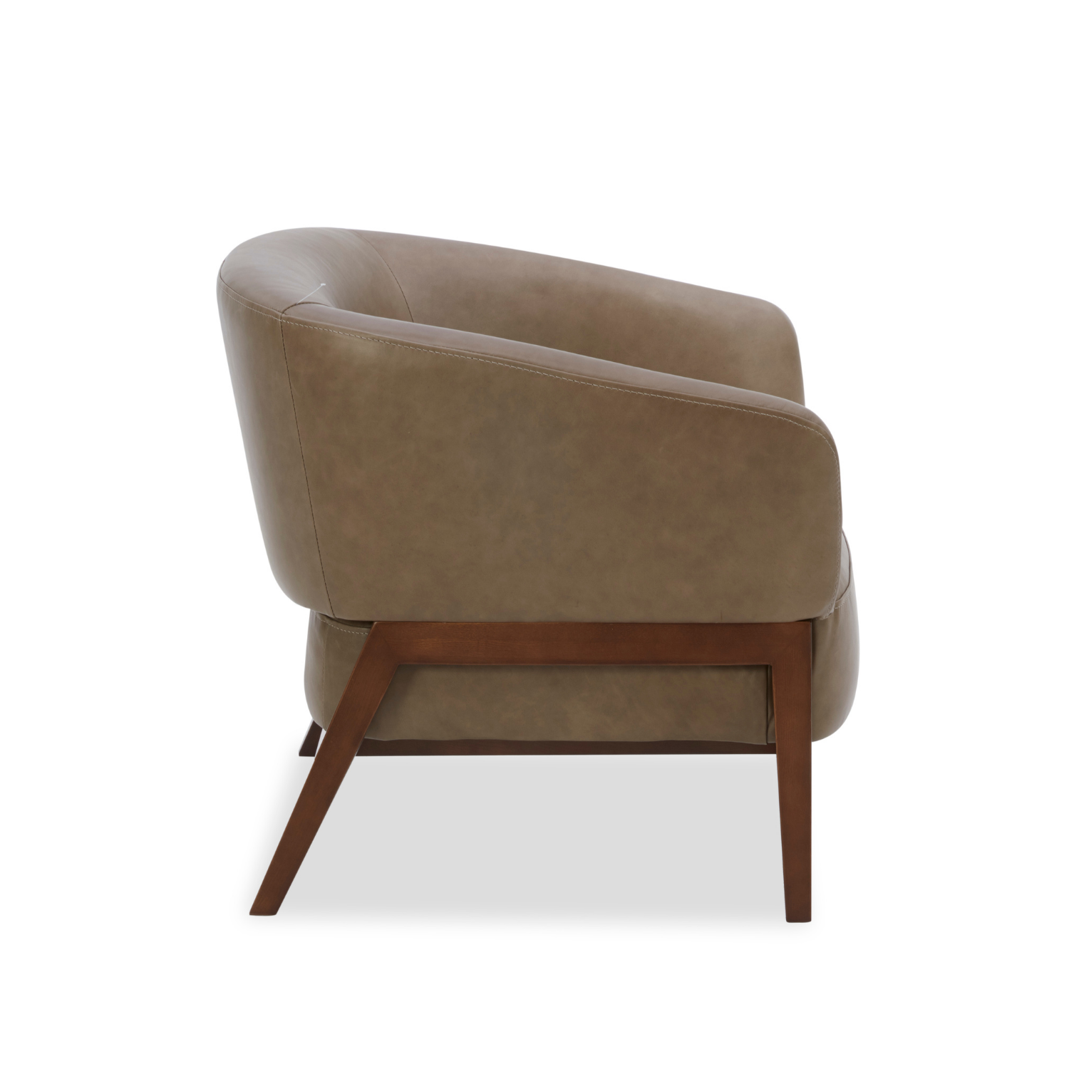 Airdrie Lounge Chair - Concord Pewter Leather