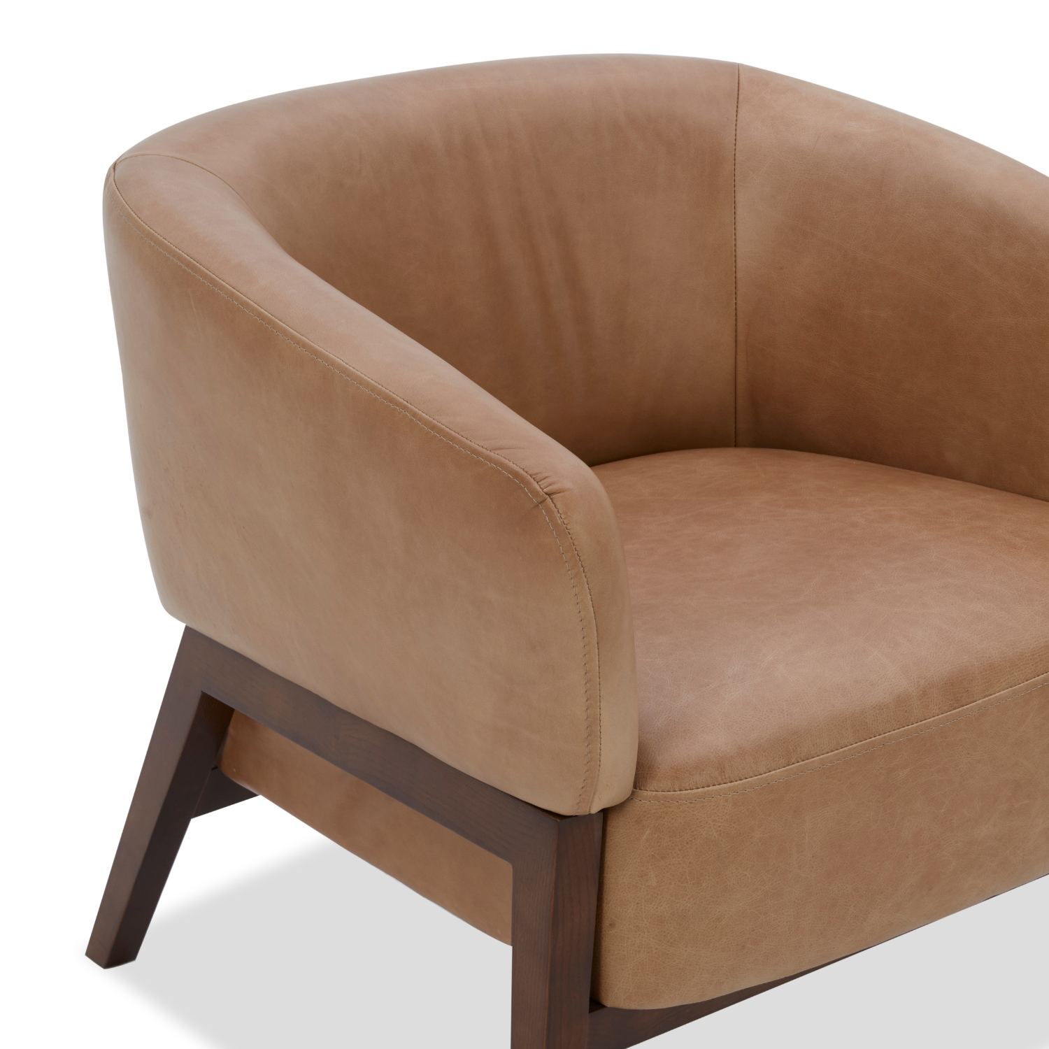 Airdrie Lounge Chair - Concord Taupe Leather