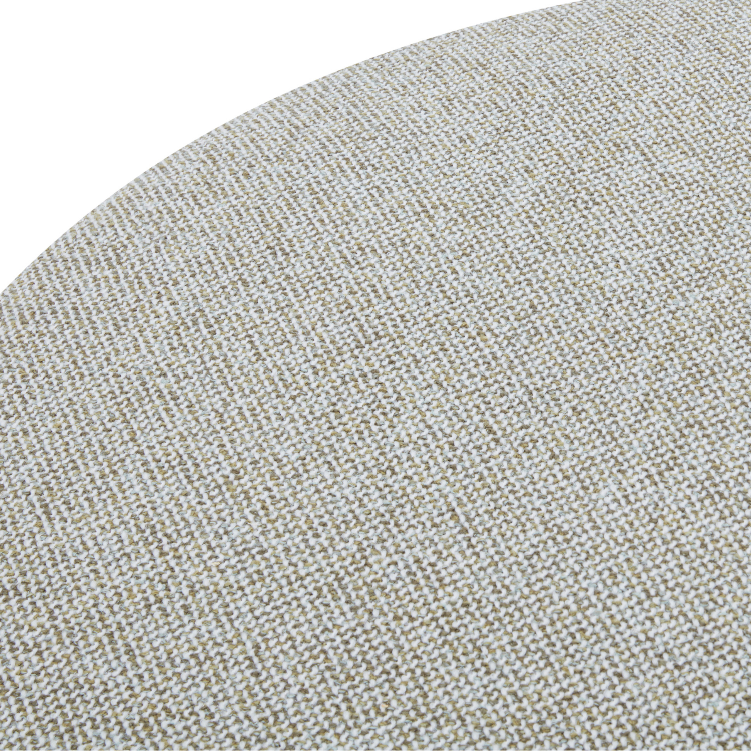 Porter Ottoman w/ Natural Wood Base - Moss Weave