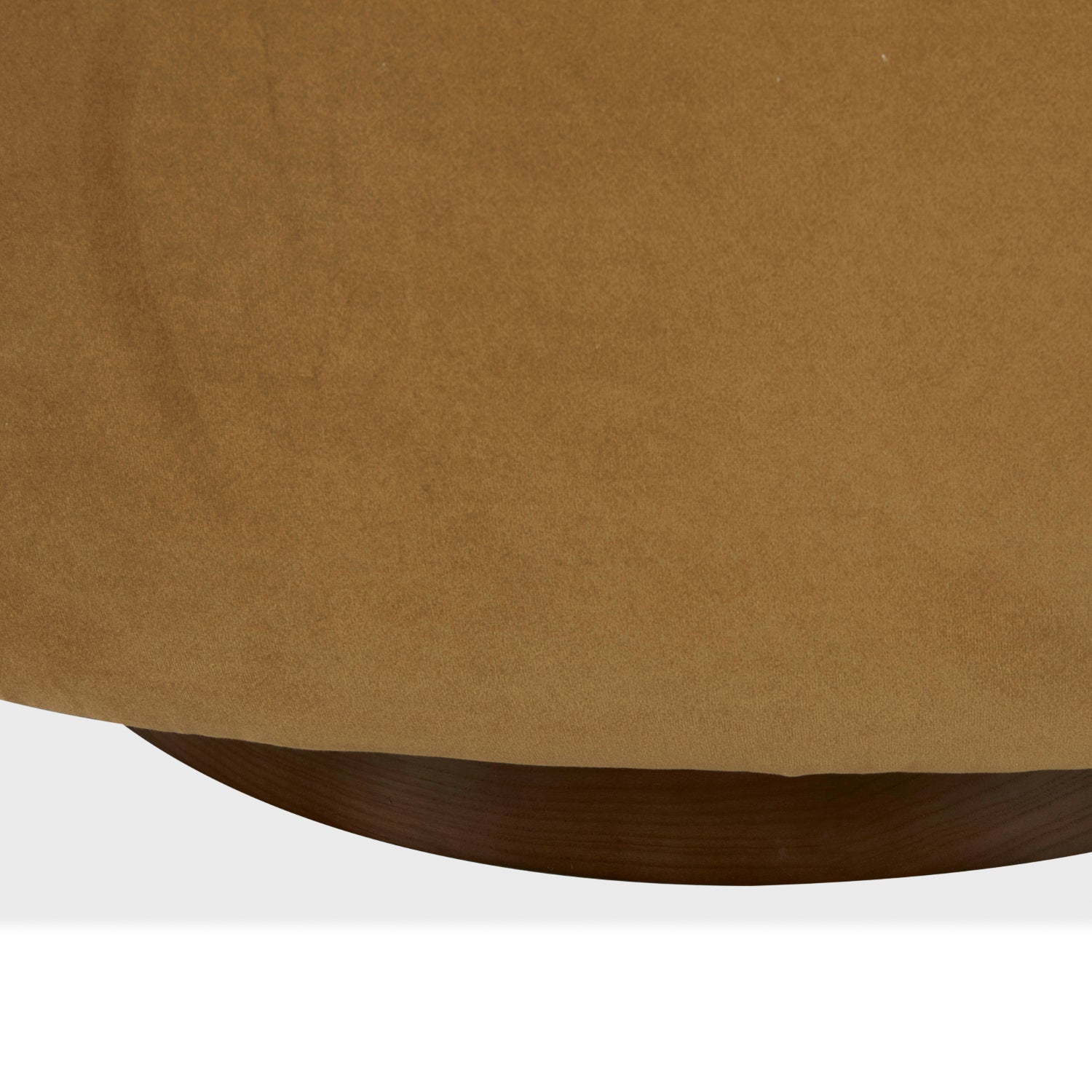 Hygge Swivel Lounge Chair - Ochre Velvet