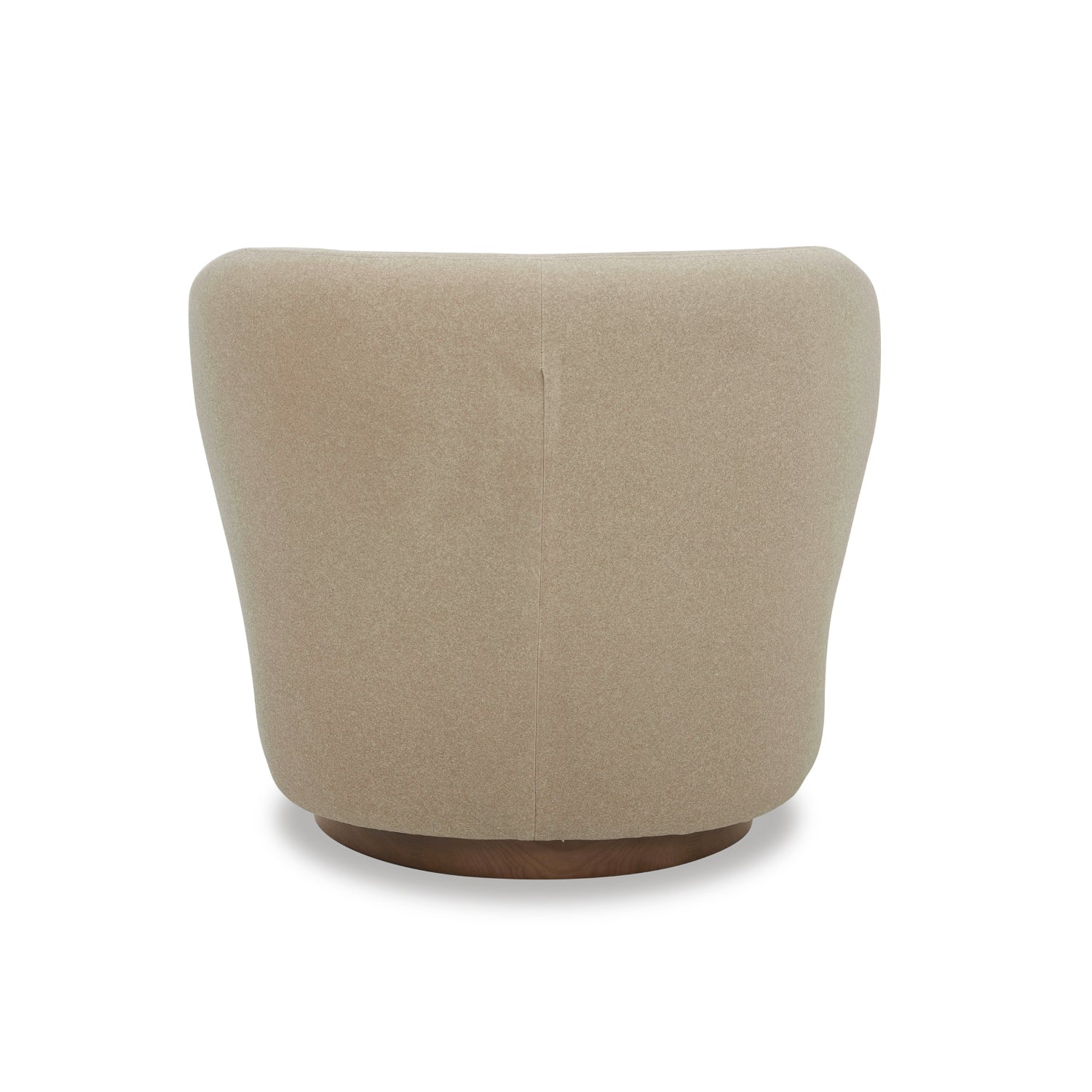 Hygge Swivel Lounge Chair - Sand Matte Velvet