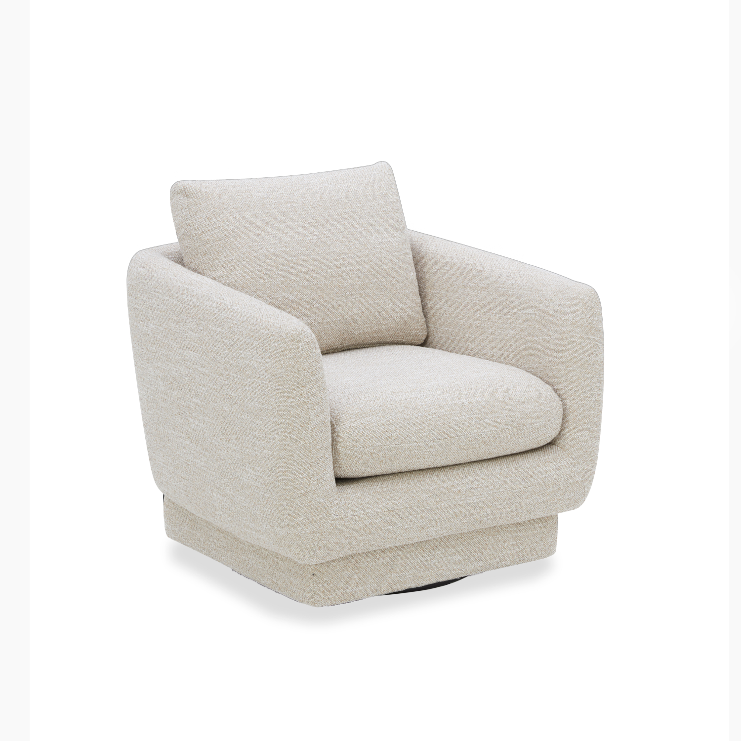 Tundra Swivel Lounge Chair - Jasper Sand