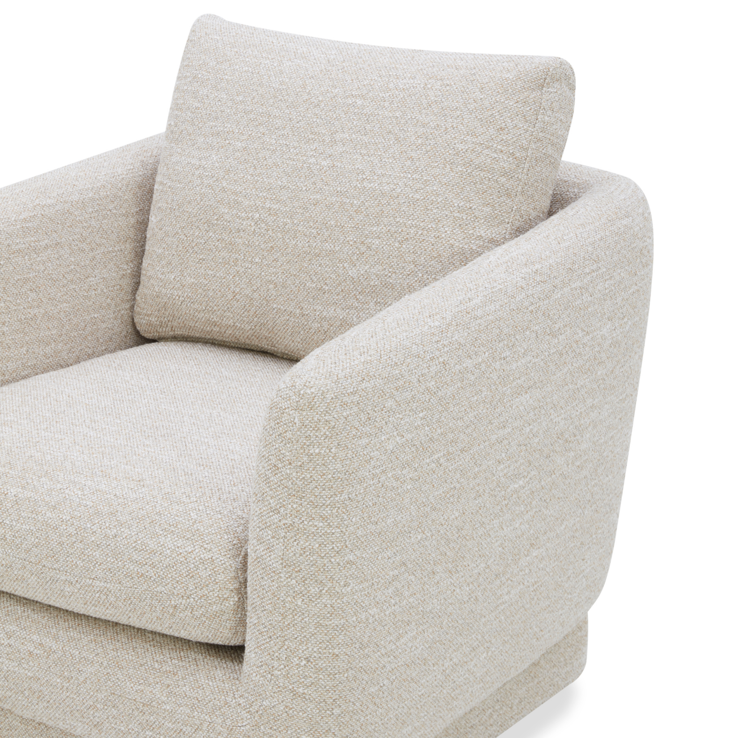 Tundra Swivel Lounge Chair - Jasper Sand