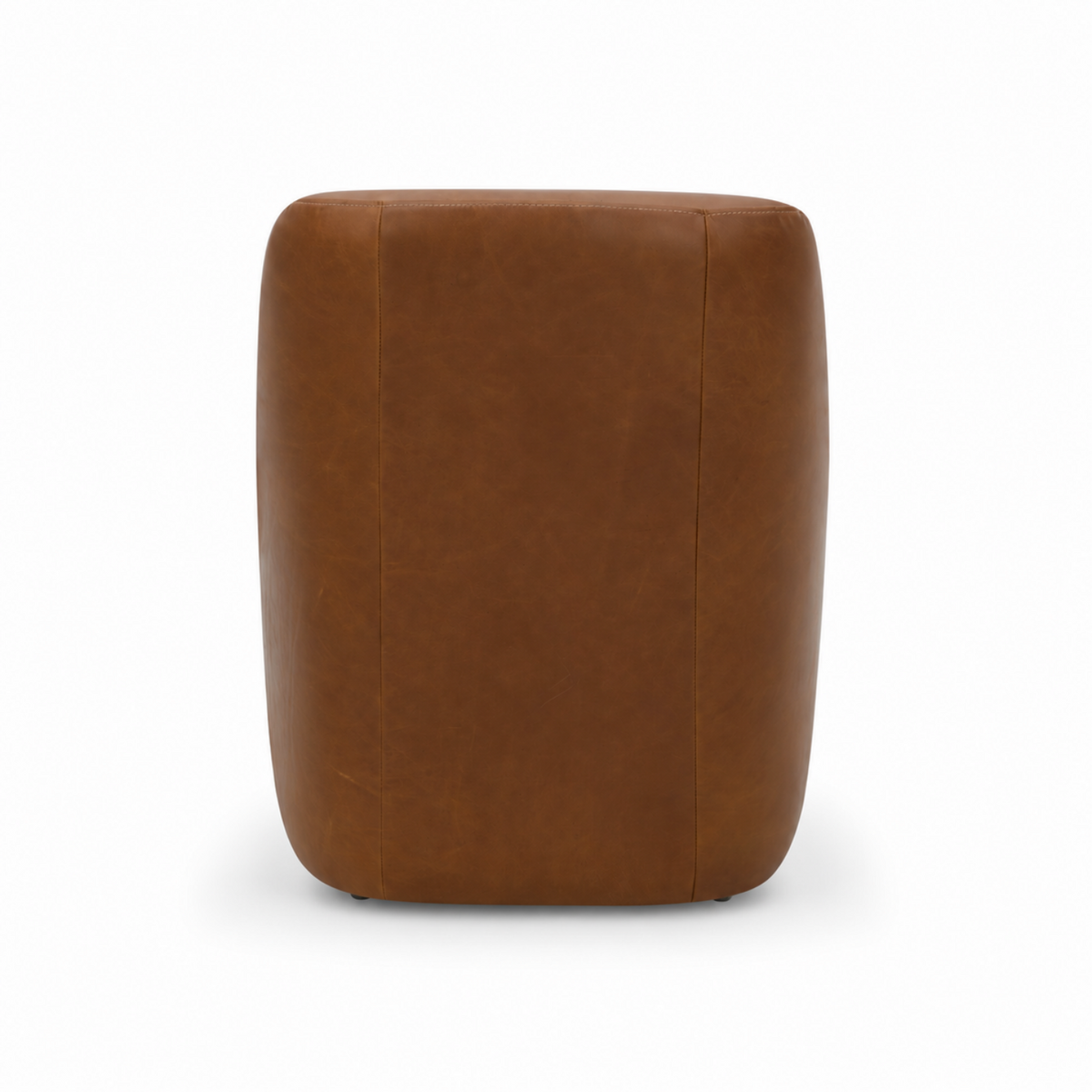 Fairbank Armless Dining Chair - Concord Mink Leather