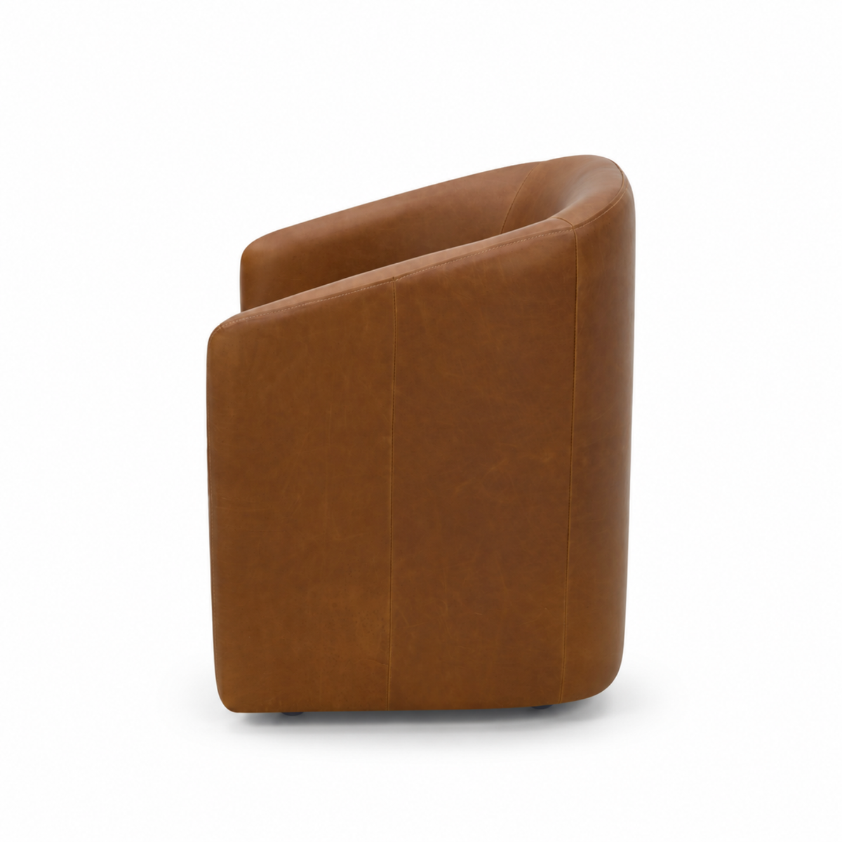 Fairbank Dining Arm Chair - Concord Mink Leather
